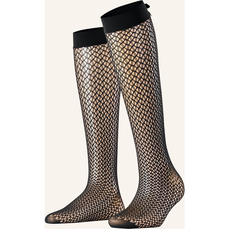 Falke Fein-Kniestrümpfe Miss Ribbon schwarz