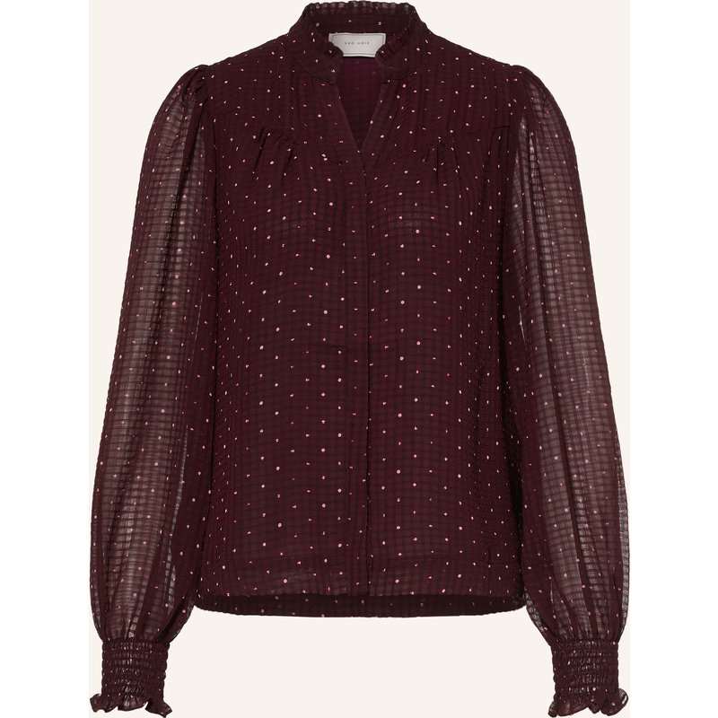 Neo Noir Bluse Astrida Mit Rüschen lila
