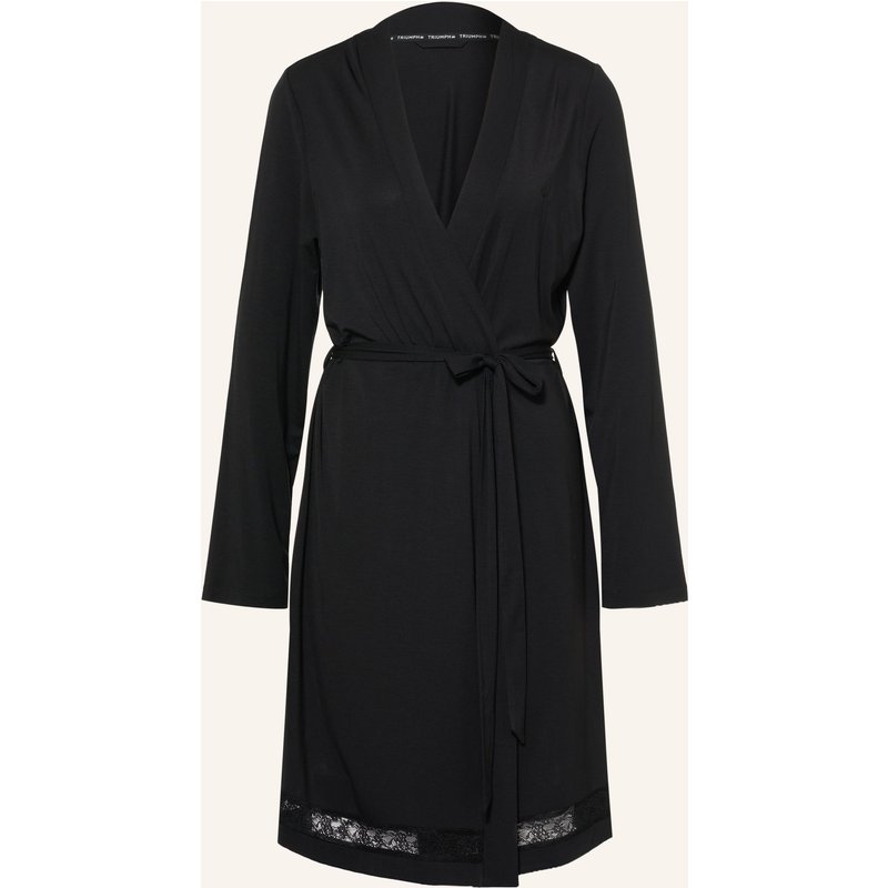 Triumph Damen-Morgenmantel Comfort Allure schwarz