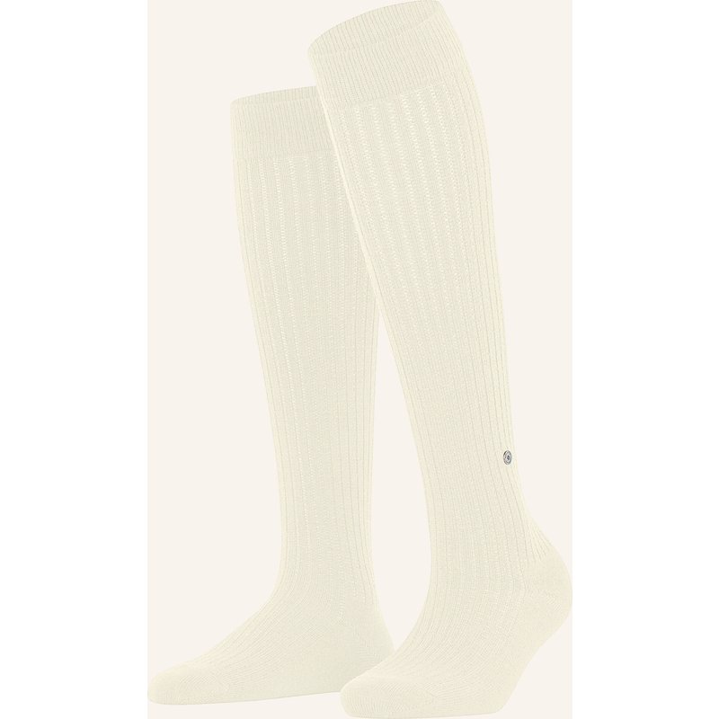 Burlington Kniestrümpfe Loom weiss