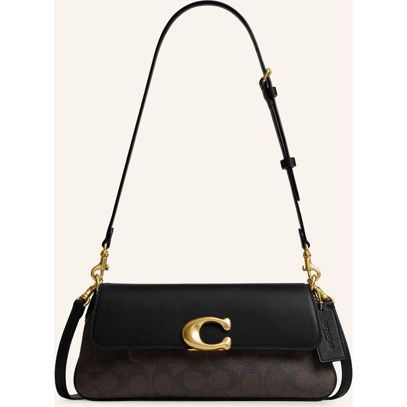 Coach Schultertasche Jet schwarz