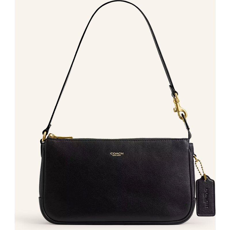 Coach Schultertasche Plaza schwarz