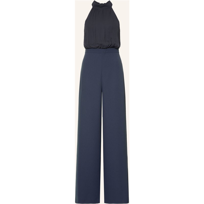 Max & Co. Jumpsuit denver1 Im Materialmix Mit Schluppe blau
