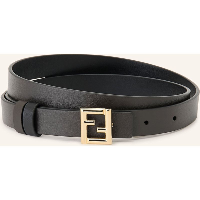 Fendi Ledergürtel Zum Wenden schwarz