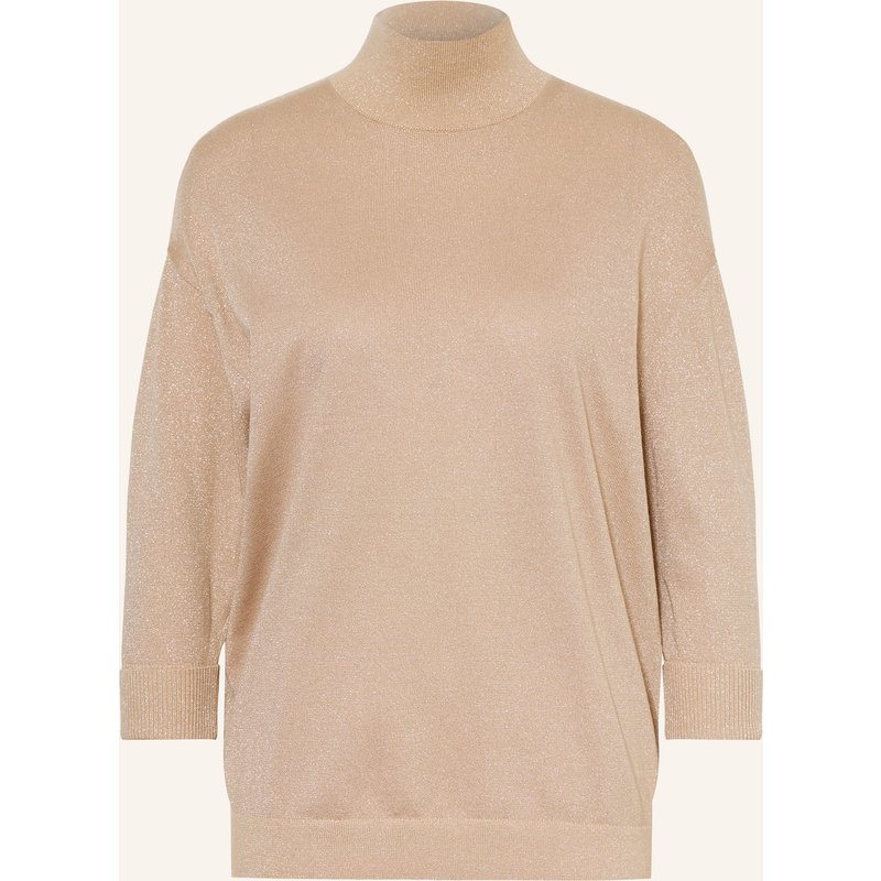 Dorothee Schumacher Pullover Shimmering Merino Mit 3/4-Arm beige