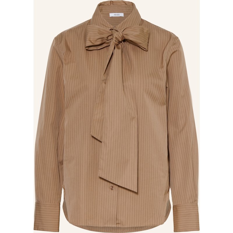 Reiss Hemdbluse Elowen Mit Abnehmbarer Schluppe braun
