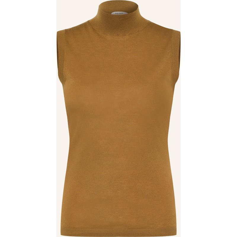 Reiss Stricktop Evelyn Aus Merinowolle gruen