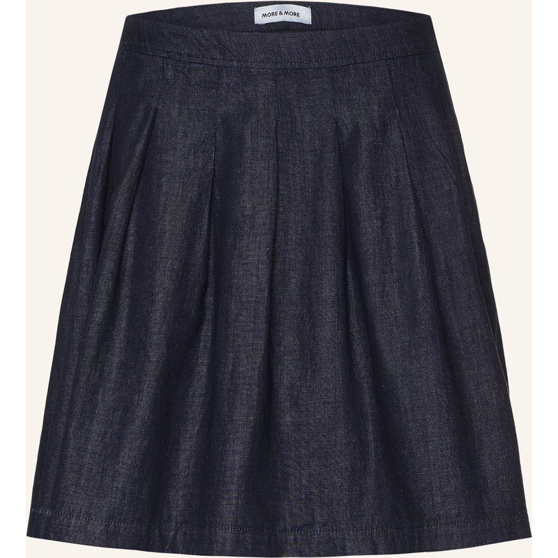 More & More Jeansrock blau