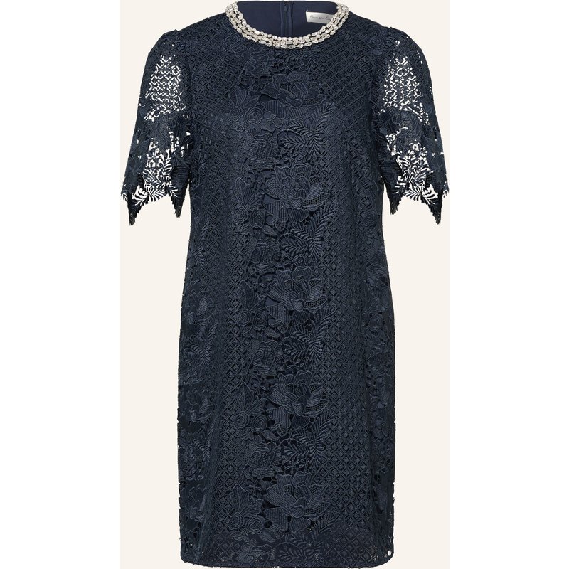 Phase Eight Spitzenkleid Eloise Mit Schmucksteinen blau