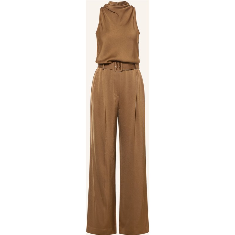 Reiss Jumpsuit Erica Aus Satin gruen