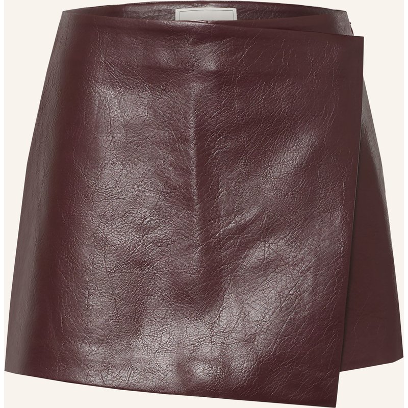 Neo Noir Skort Elayne In Lederoptik rot