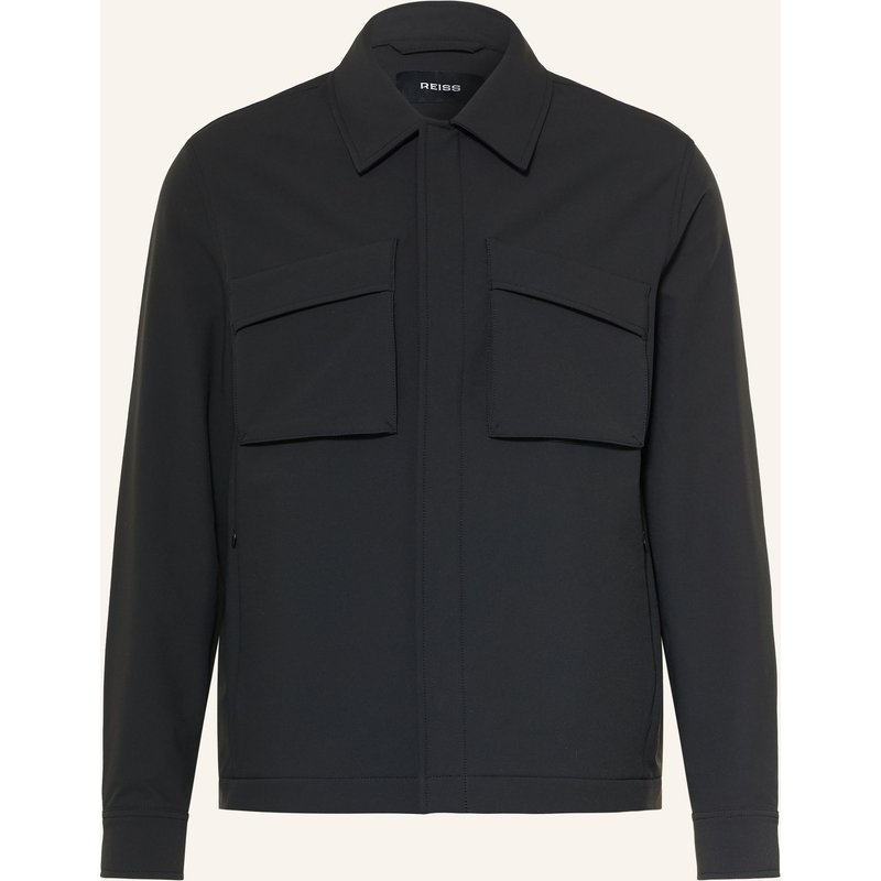 Reiss Overshirt Divide schwarz