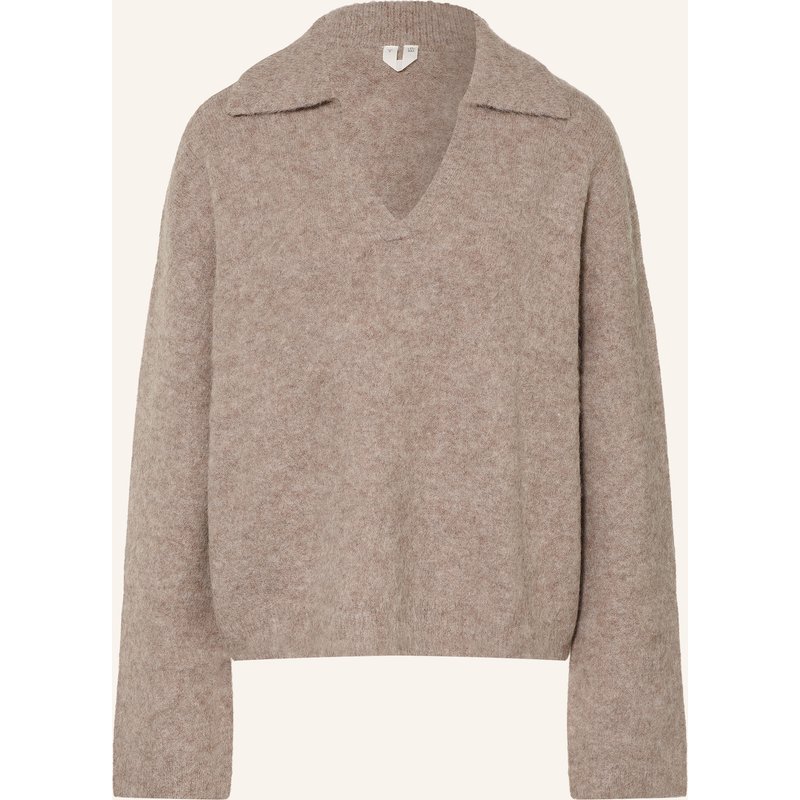 Arket Pullover Mit Alpaka beige