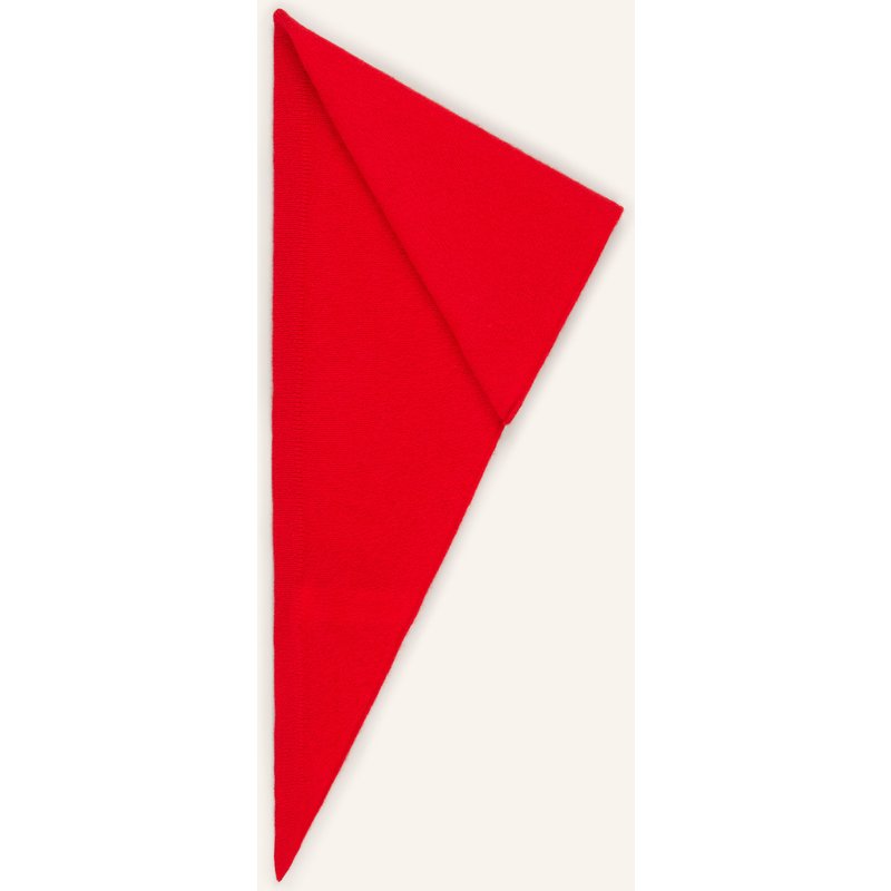 Arket Dreieckstuch Aus Cashmere rot
