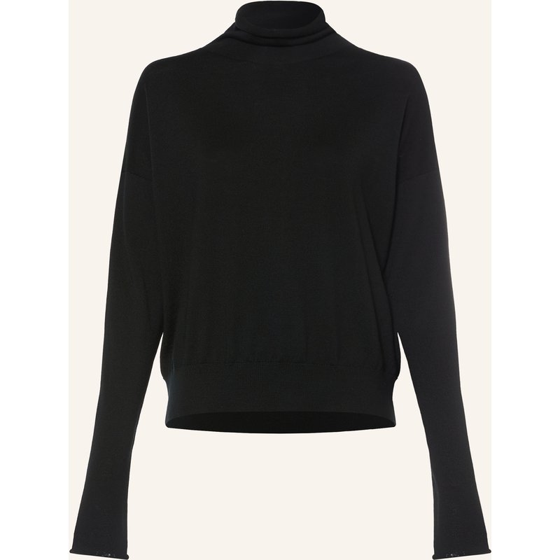 Arket Rollkragenpullover Aus Merinowolle schwarz