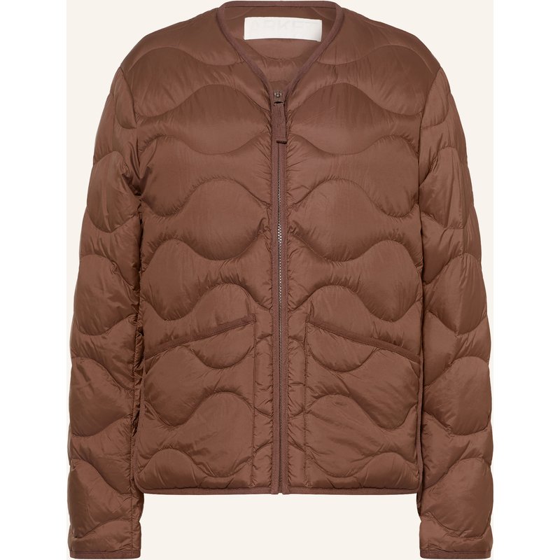 Arket Lightweight-Daunenjacke braun