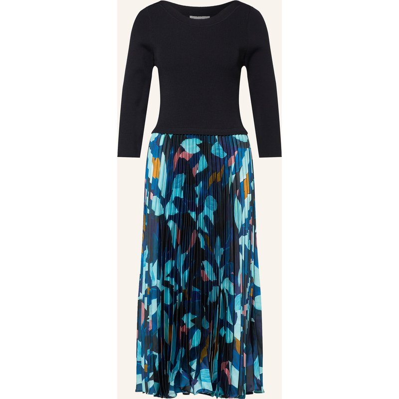 Phase Eight Kleid Riley Im Materialmix Mit 3/4-Arm schwarz