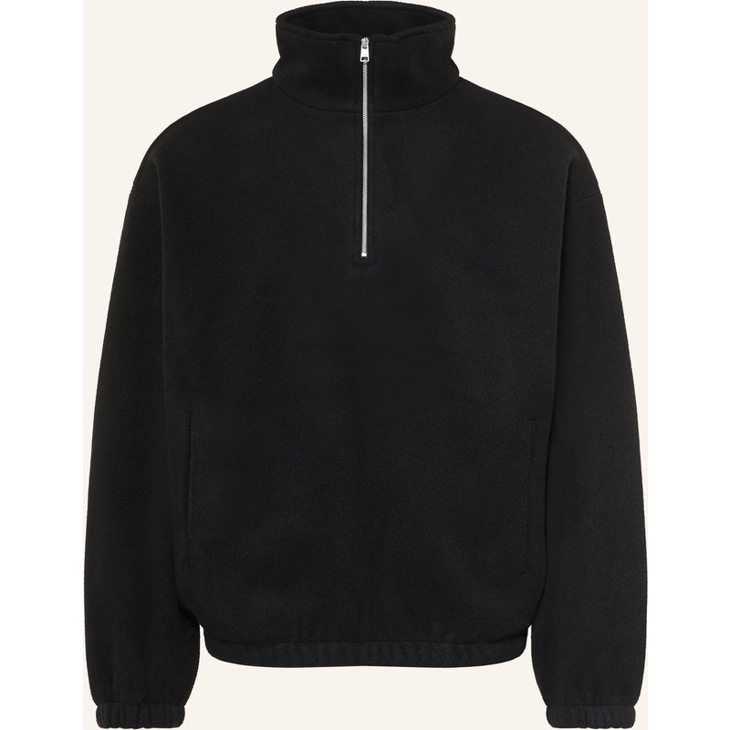 Sandro Oversized-Troyer Aus Fleece schwarz