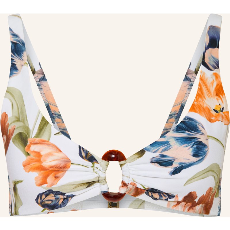 Maryan Mehlhorn Bralette-Bikini-Top Tulipe weiss