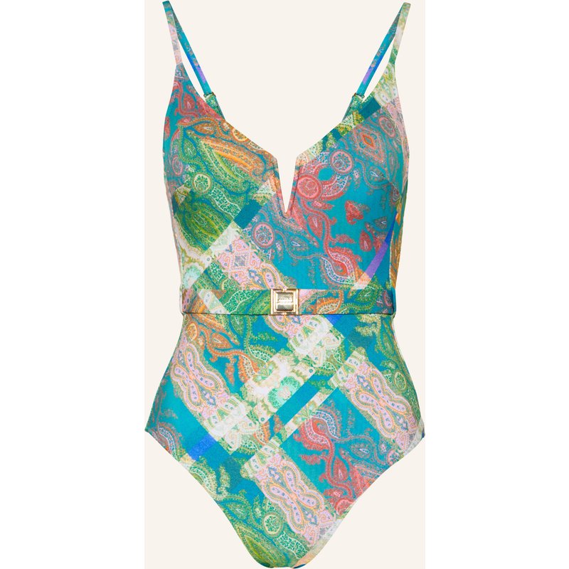 Maryan Mehlhorn Badeanzug Jacquard blau