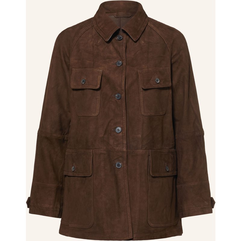 Allsaints Lederjacke Roiya braun