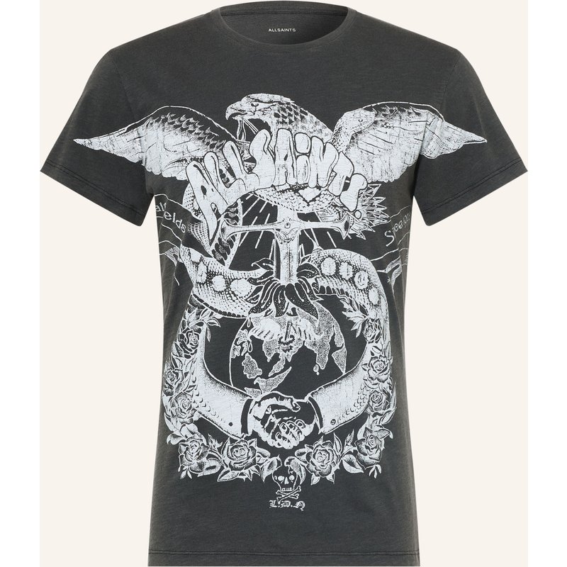 Allsaints T-Shirt Emblems schwarz