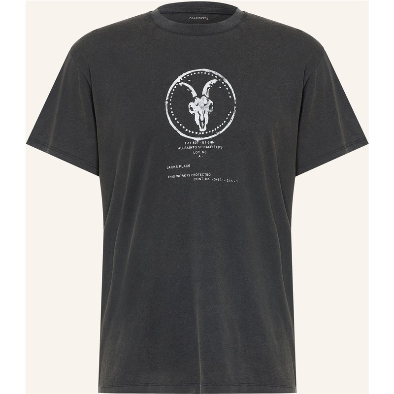 Allsaints T-Shirt Tier Hale grau