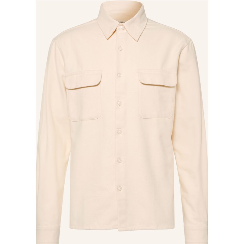 Sandro Flanellhemd Regular Fit beige