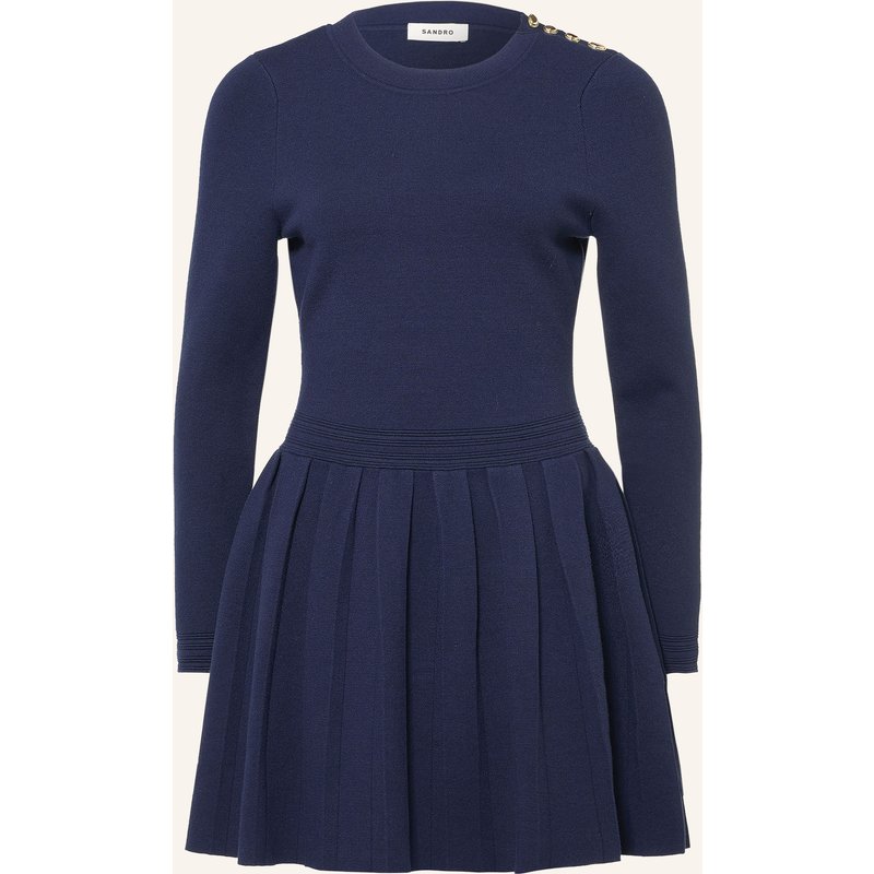 Sandro Strickkleid blau