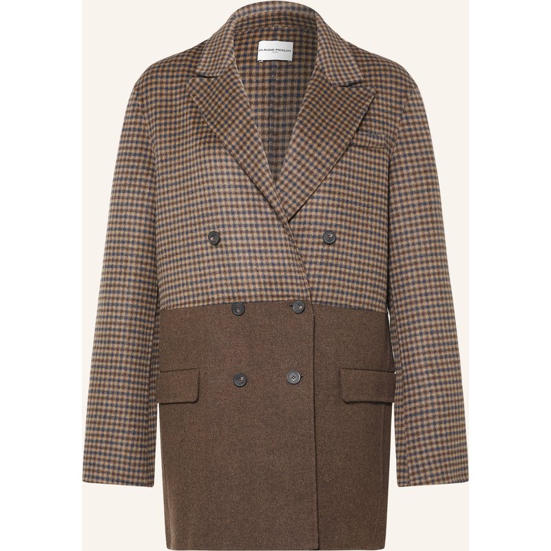 Claudie Pierlot Wollmantel braun