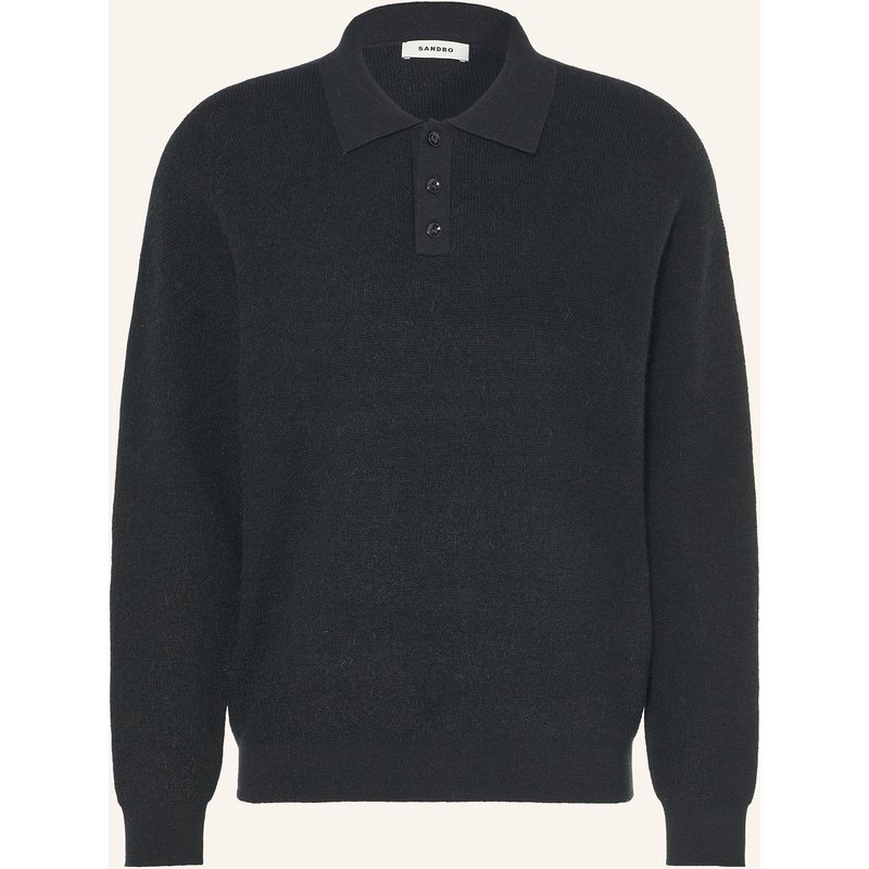Sandro Pullover Mit Alpaka schwarz