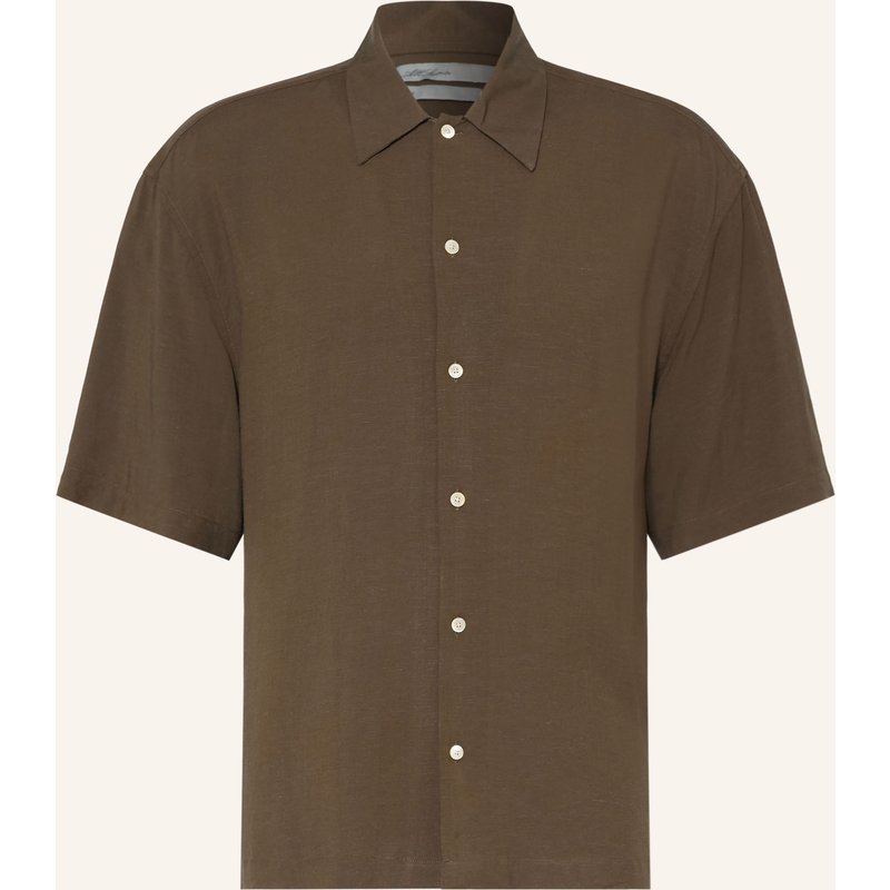 Allsaints Kurzarm-Hemd Archer Comfort Fit gruen