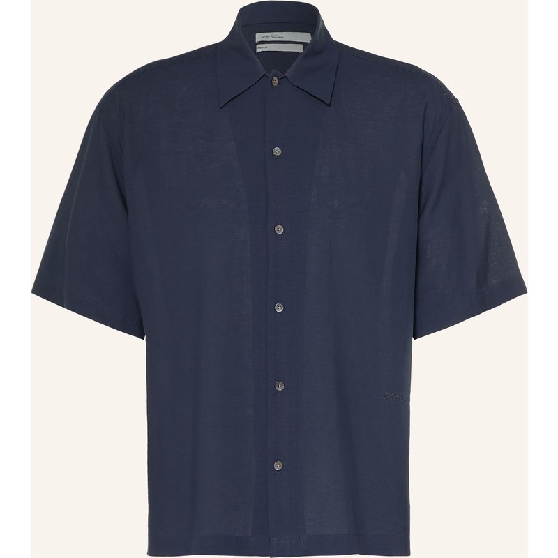 Allsaints Kurzarm-Hemd Archer Comfort Fit blau