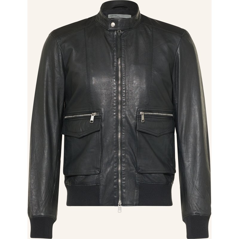 Allsaints Lederjacke Hiro schwarz