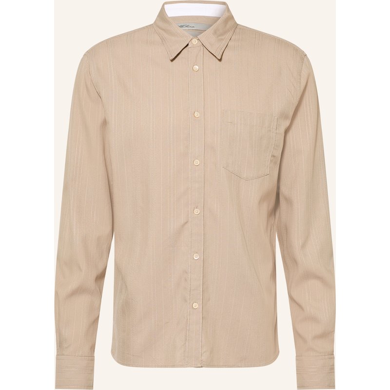 Allsaints Hemd Duke Regular Fit braun