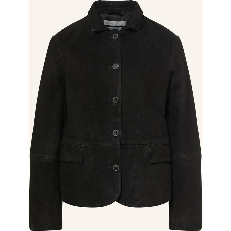 Allsaints Lederjacke Surveya schwarz