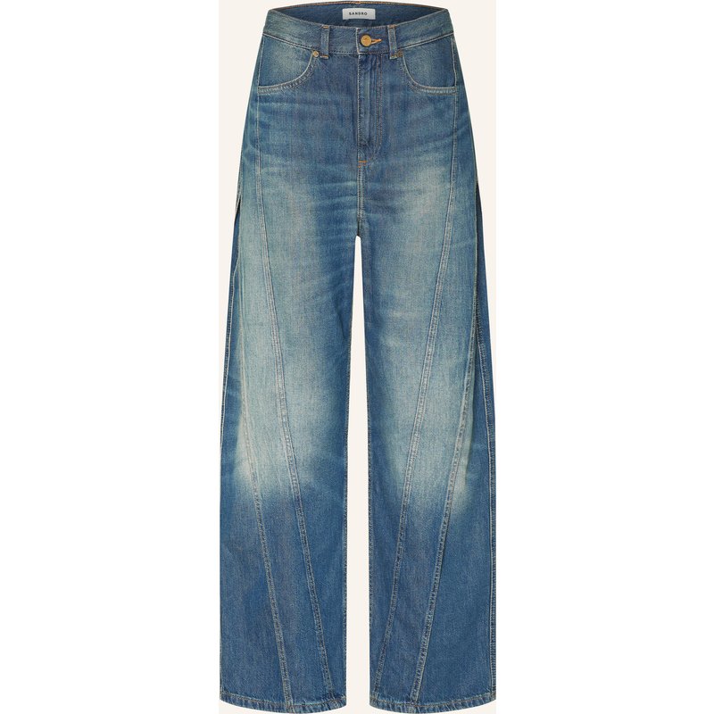 Sandro Wide Leg Jeans blau