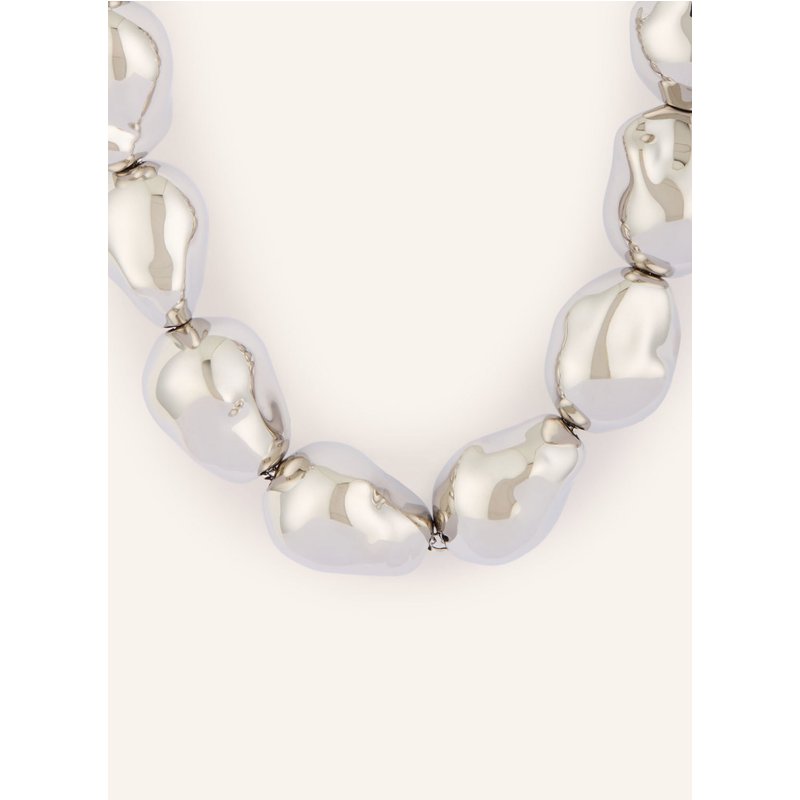 Vanessa Baroni Halskette Big Organic Pearl silber