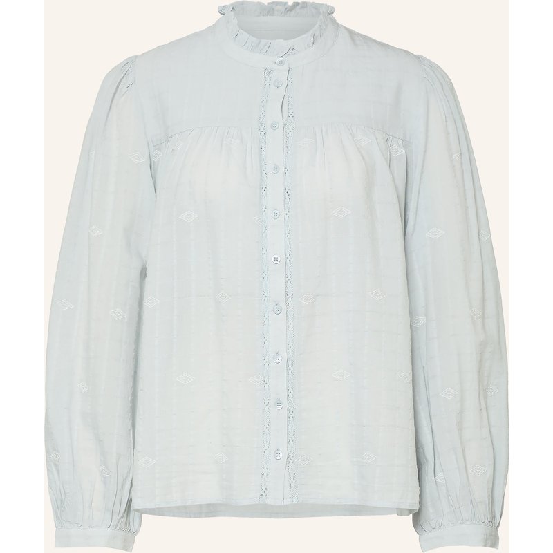 Ba&Sh Bluse Melody Mit Spitze blau
