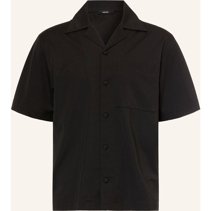 Reiss Resorthemd Russo Comfort Fit schwarz