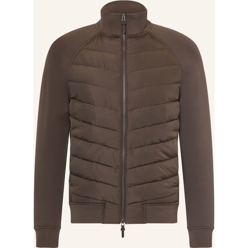 Reiss Blouson Calvorn Im Materialmix braun
