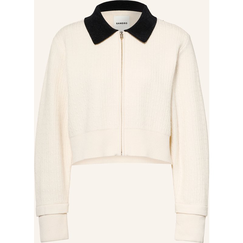 Sandro Strickjacke weiss