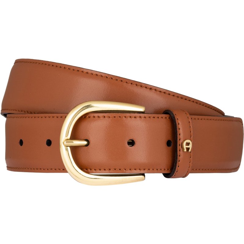 Aigner Ledergürtel Business braun