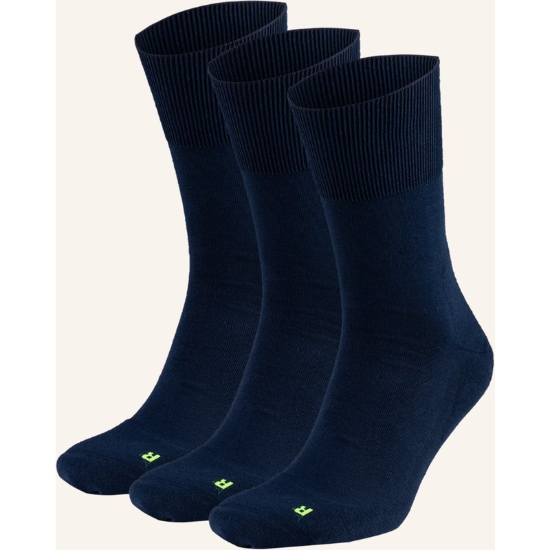 Falke 3er-Pack Socken Run blau