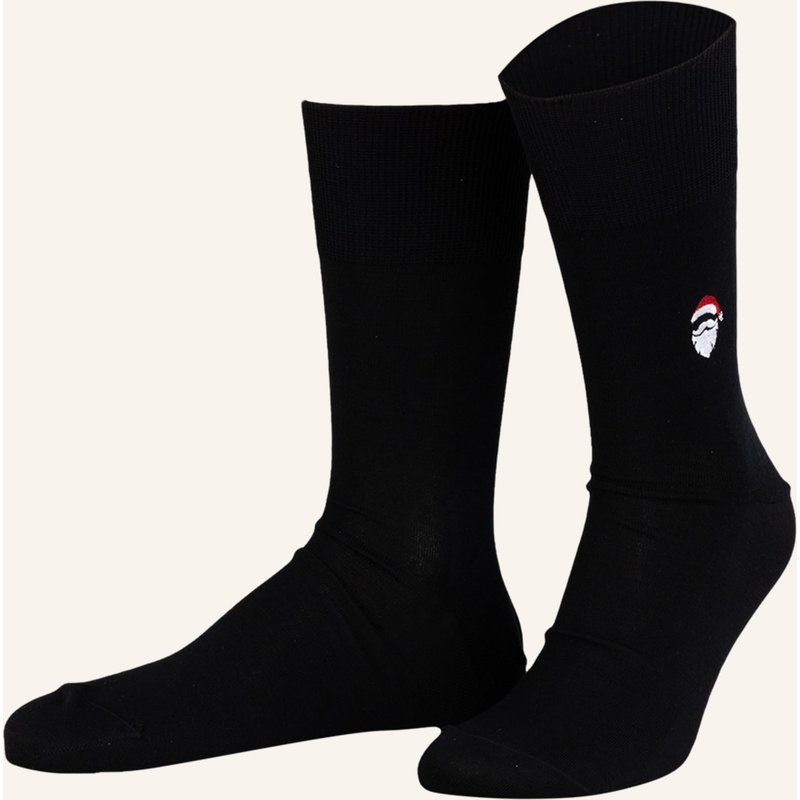 Falke Socken Airport Santa Claus Mit Merinowolle schwarz