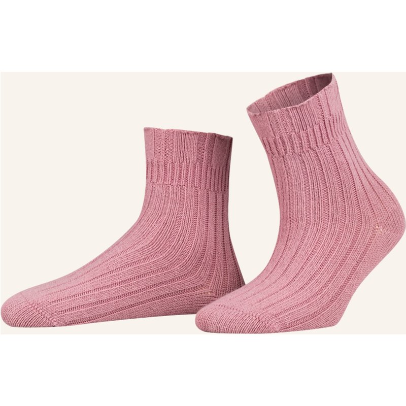 Falke Socken Bedsock Rib rosa