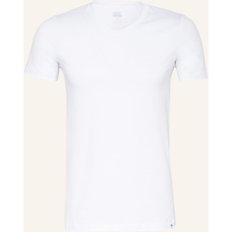 Schiesser T-Shirt Long Life Cotton weiss