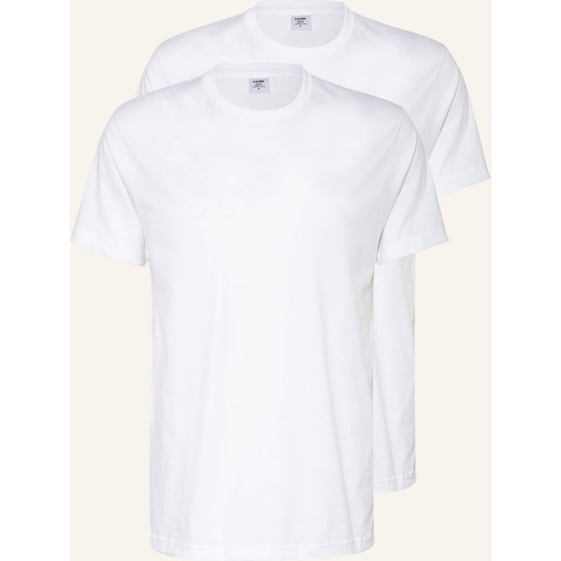 Calida 2er-Pack T-Shirts Natural Benefit weiss