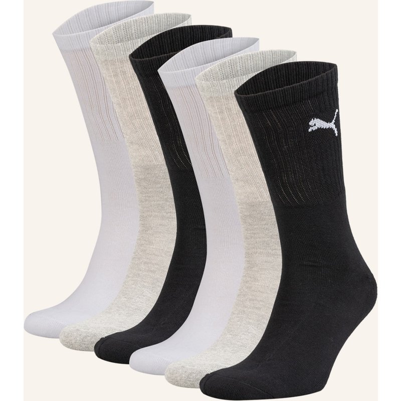 Puma 6er-Pack Strümpfe grau