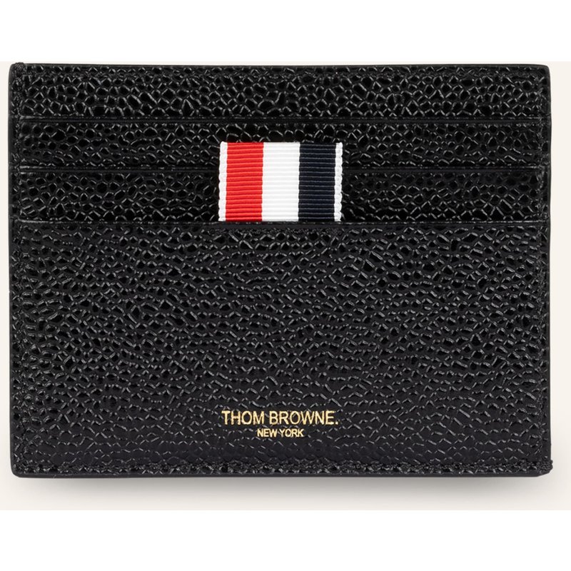 Thom Browne. Kartenetui schwarz